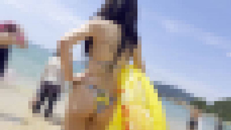 【4Ｋ60P】ビーチお散歩シリーズ☆☆☆お尻が沢山！！流行りの尻肉はみ出しVカットビキニギャル達！！　サンプル画像2