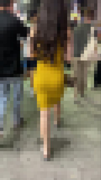 エロいのマスタードカラーのボディコンからプリプリのヒップ。　サンプル画像3