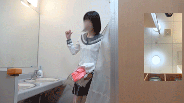 テニス合宿2日目！ちょ〜きれいな身体！直下アングルでおま〇こ丸見え！ サンプル画像