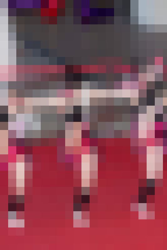 ピンクアンスコのチアガール・ダンスではブラがはみ出してます サンプル画像