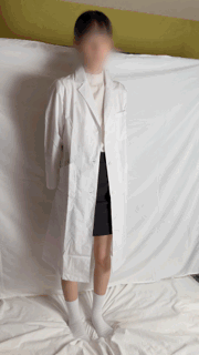 【医学に貢献したい女医】研修医「りん」さんの学会用の羞恥度測定　画像