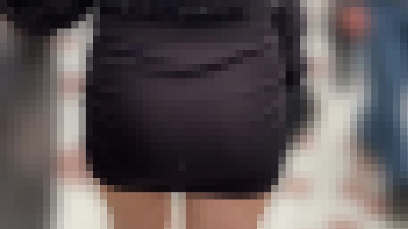 【再販】透け透けのブラックのミニスカニットワンピを履いたお姉さん(/ω＼)　サンプル画像1