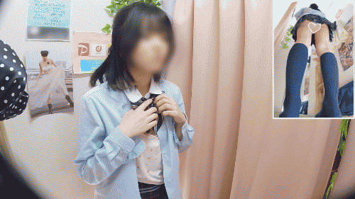 じぇ〜娘？でぃ〜娘？　いやいや、ワンチャンちゅ〜娘でもいけるんちゃう汗　僕のお店の試着室604 サンプル画像