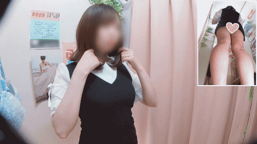 kawaiiiiiiiii?きつね顔美人でぃ〜娘ちゃんの上玉おっぱいを余すとこなくいただいちゃいました　僕のお店の試着室617 サンプル画像