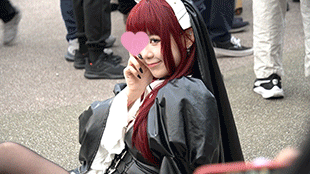 痴女！剃り跡！パンツ見せつけ！超かわいい娘のマンスジ食い込みでドエロ限界突破！ハイクラススケベイベントを見逃すな！　コス撮影61 サンプル画像