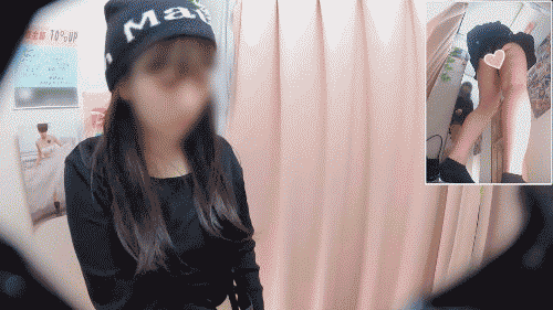 でぃ〜娘が隠し持っていた哺乳瓶タイプの白もち完璧でかおっぱいに完敗　僕のお店の試着室637 サンプル画像