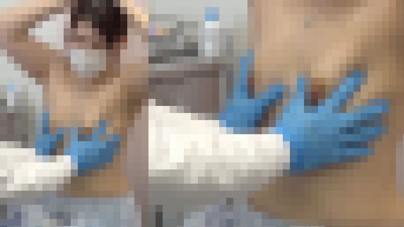 ｛猥褻診察カルテ#26}ぬるぬる乳首責めに本気イキ！スレンダー美女OLさんとぽっちゃり人妻さん　サンプル画像3