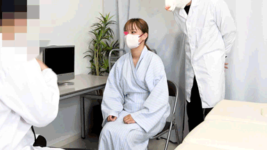 3人で女子大生のおっぱいを揉みまくり!おまんこビチョビチョで研修医が大絶 頂!【検診/医者/集団】 サンプル画像