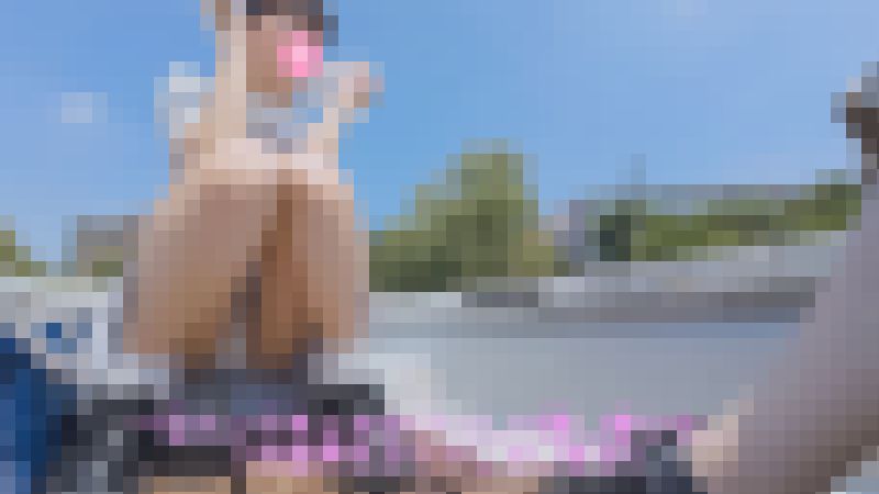 【原石美女こころシリーズ12】ガーリーワンピで手漕ぎボートに挑戦！でも酷暑でノーガードパンチラ状態！　サンプル画像5
