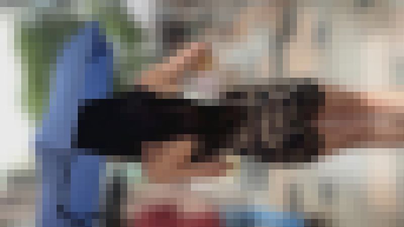 【再販】スゴイ子発見!迷彩柄のボディースーツ姿のギャルを凝視(/ω\) サンプル画像