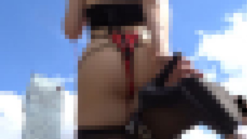【再販】これぞコスプレローアングル。お尻丸出しなので遠慮なく撮らせていただきました　サンプル画像1