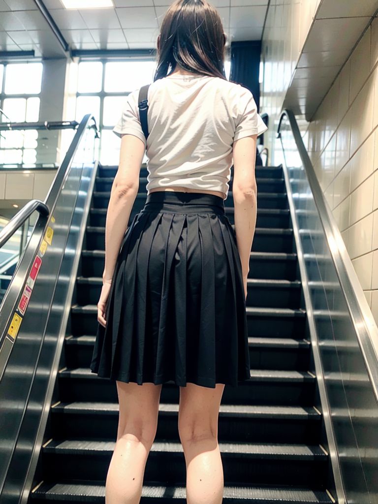 今日のパンチラ画像　千葉県　君津市　2025年06月15日　逆さ撮り　画像