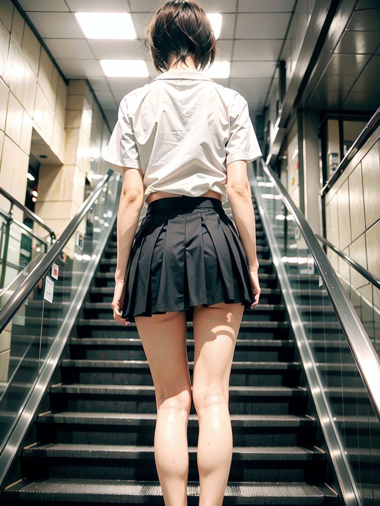 今日のパンチラ画像 埼玉県 志木市 2025年08月20日 逆さ撮り 画像