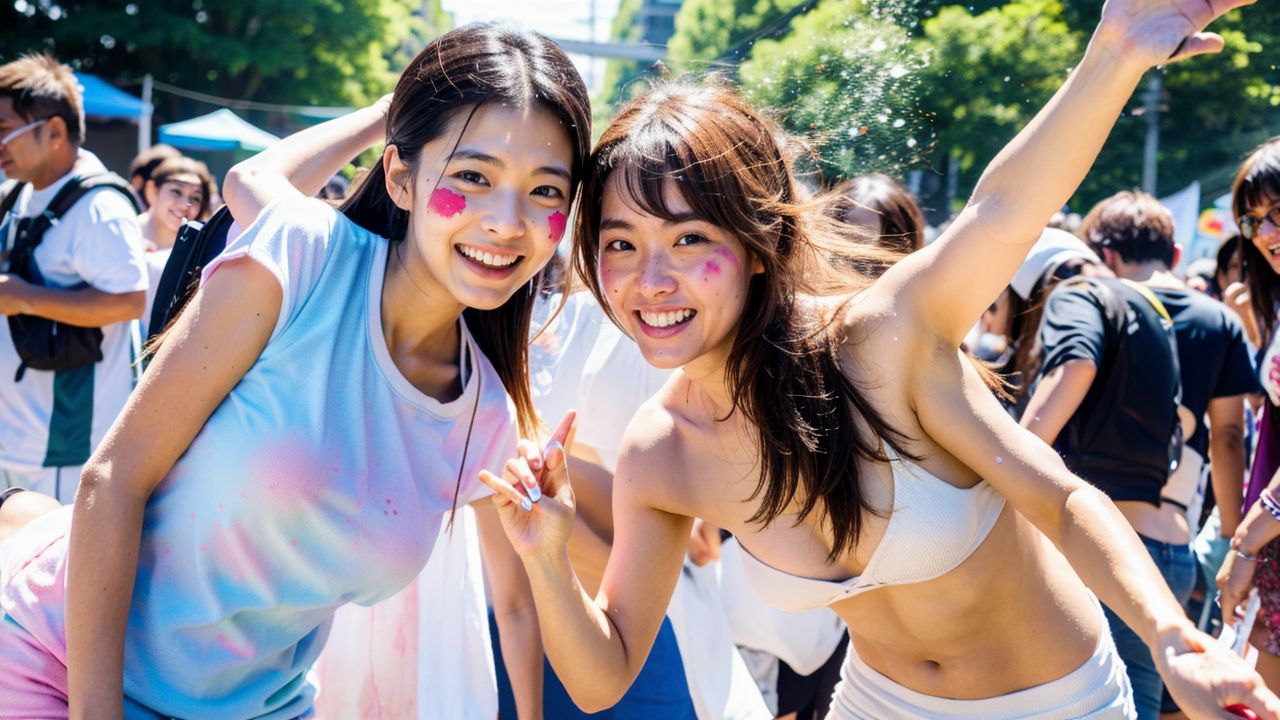 オリジナル素人　長久手市　過激フラッシュモブ　画像3