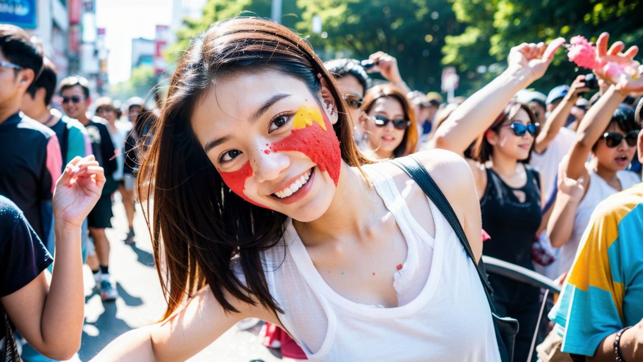 オリジナル素人　南魚沼市　過激フラッシュモブ　画像2