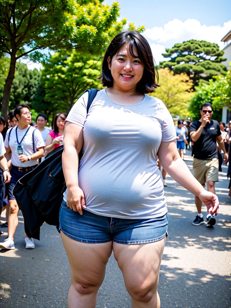 ぽっちゃり女子画像　山口県　山口市　2024年08月18日　ぽっちゃり女子　ぽっちゃり女子　画像