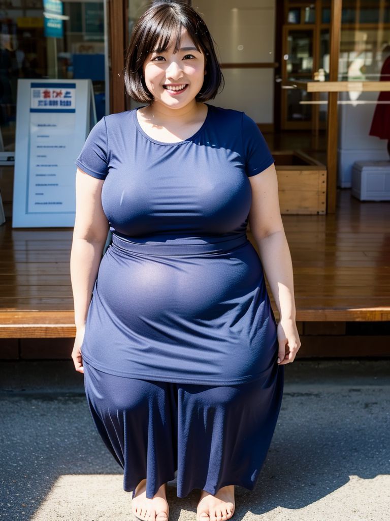 ぽっちゃり女子画像　大阪府　八尾市　2024年11月01日　ぽっちゃり女子　おデブ女子　画像