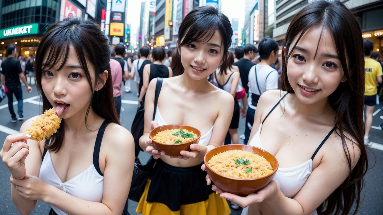 オリジナル素人　橿原市　カレーライス露出　画像3