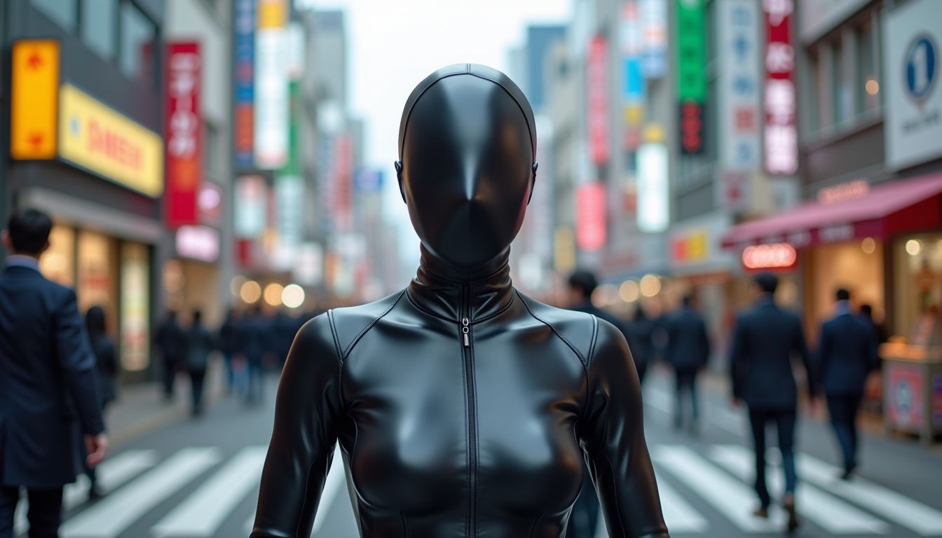 ラバーフェチ画像　福岡県　小郡市　2025年01月10日　キャットスーツ　画像