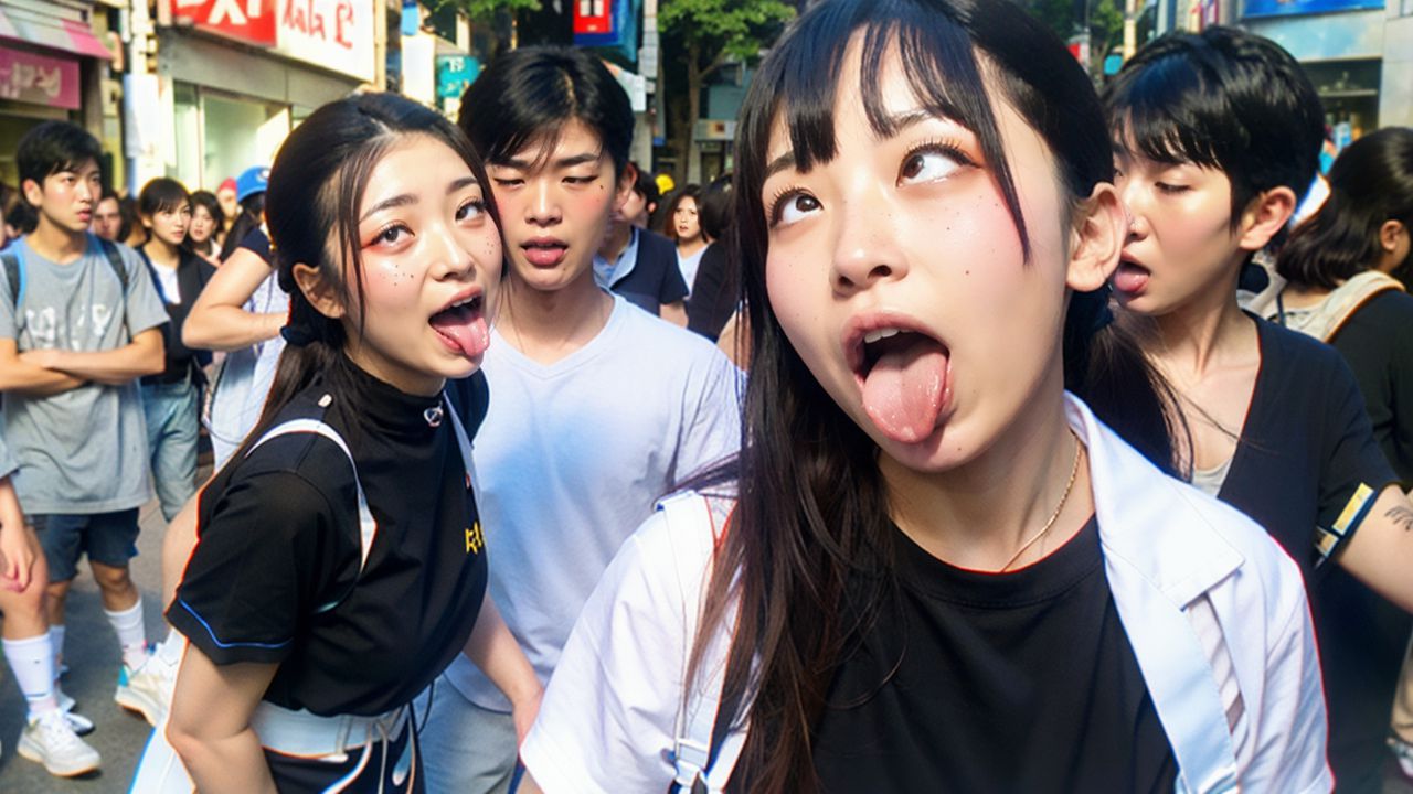 催眠術画像　大阪府　和泉市　2024年04月11日　素人催眠術　ハプニング　画像
