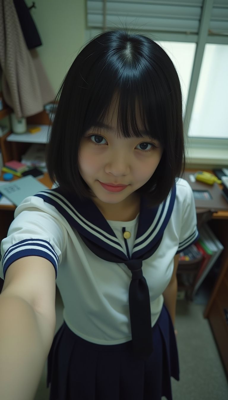 スマホ自撮り画像　岩手県　北上市　2025年10月10日　自撮り女子　画像