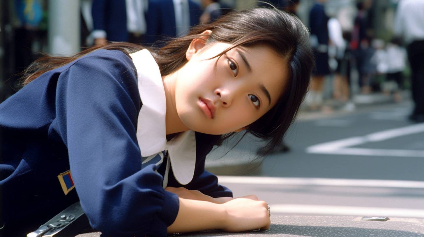 失神女子　東京都　新宿区　2023年12月22日　失神画像