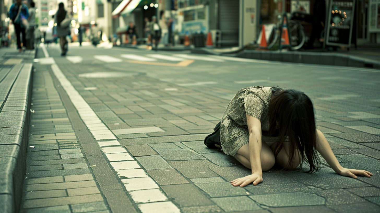 失神女子　茨城県　つくばみらい市　2026年04月16日　失神画像