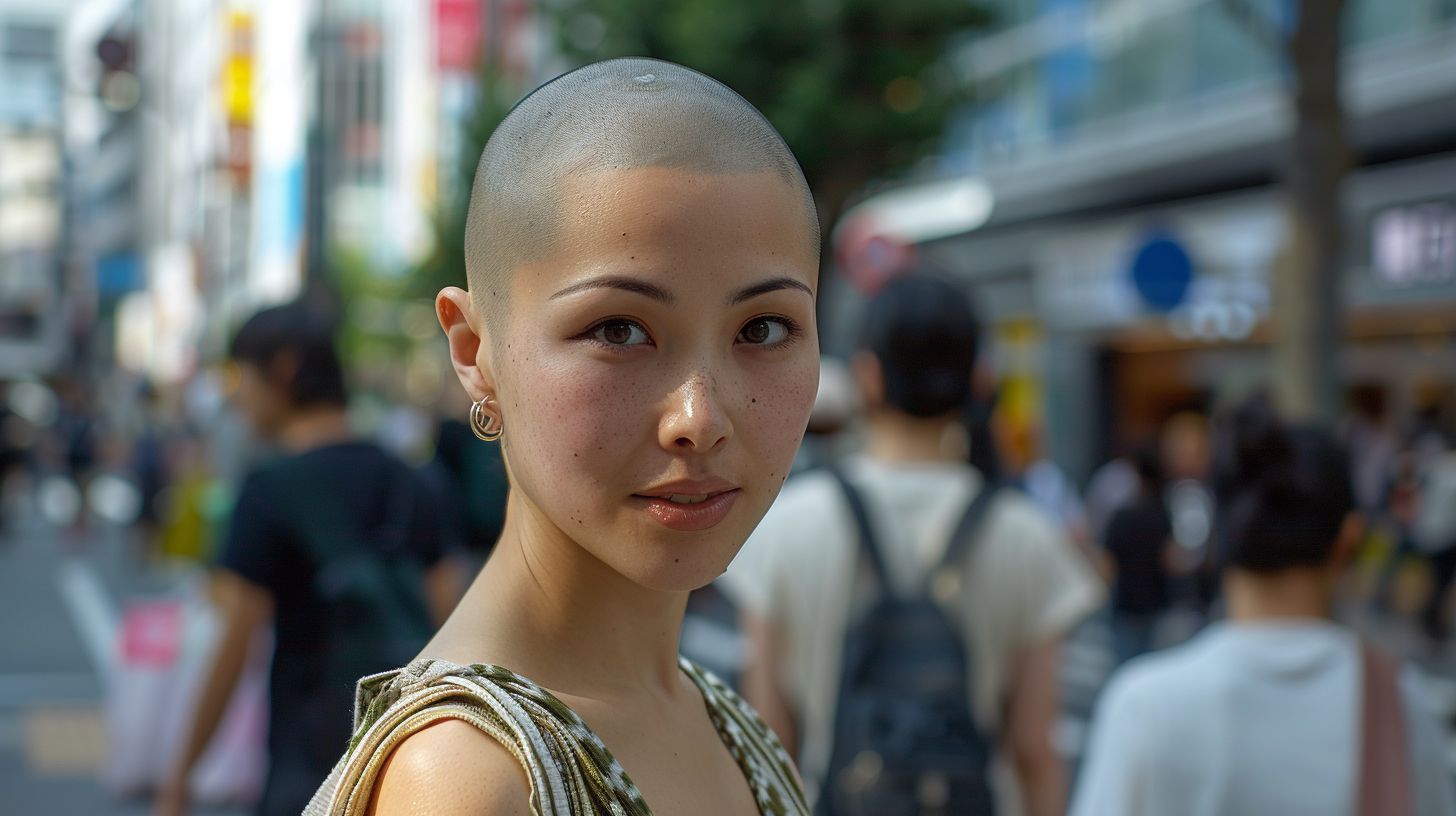 坊主女子画像　和歌山県　橋本市　2024年05月08日　坊主女子　坊主女子　画像