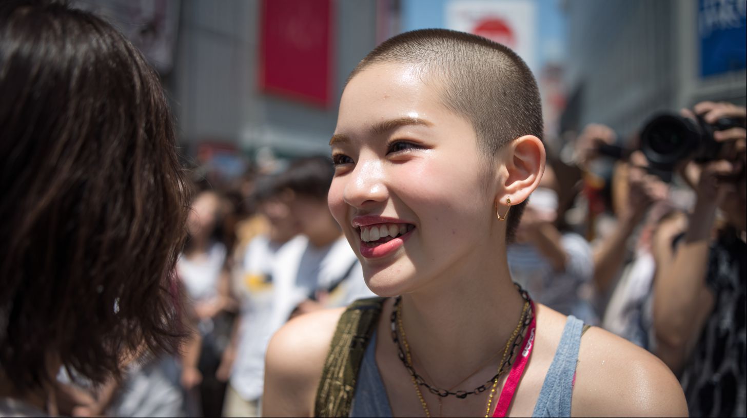 坊主女子画像 沖縄県 那覇市 2025年09月19日 坊主女子 坊主女子 画像