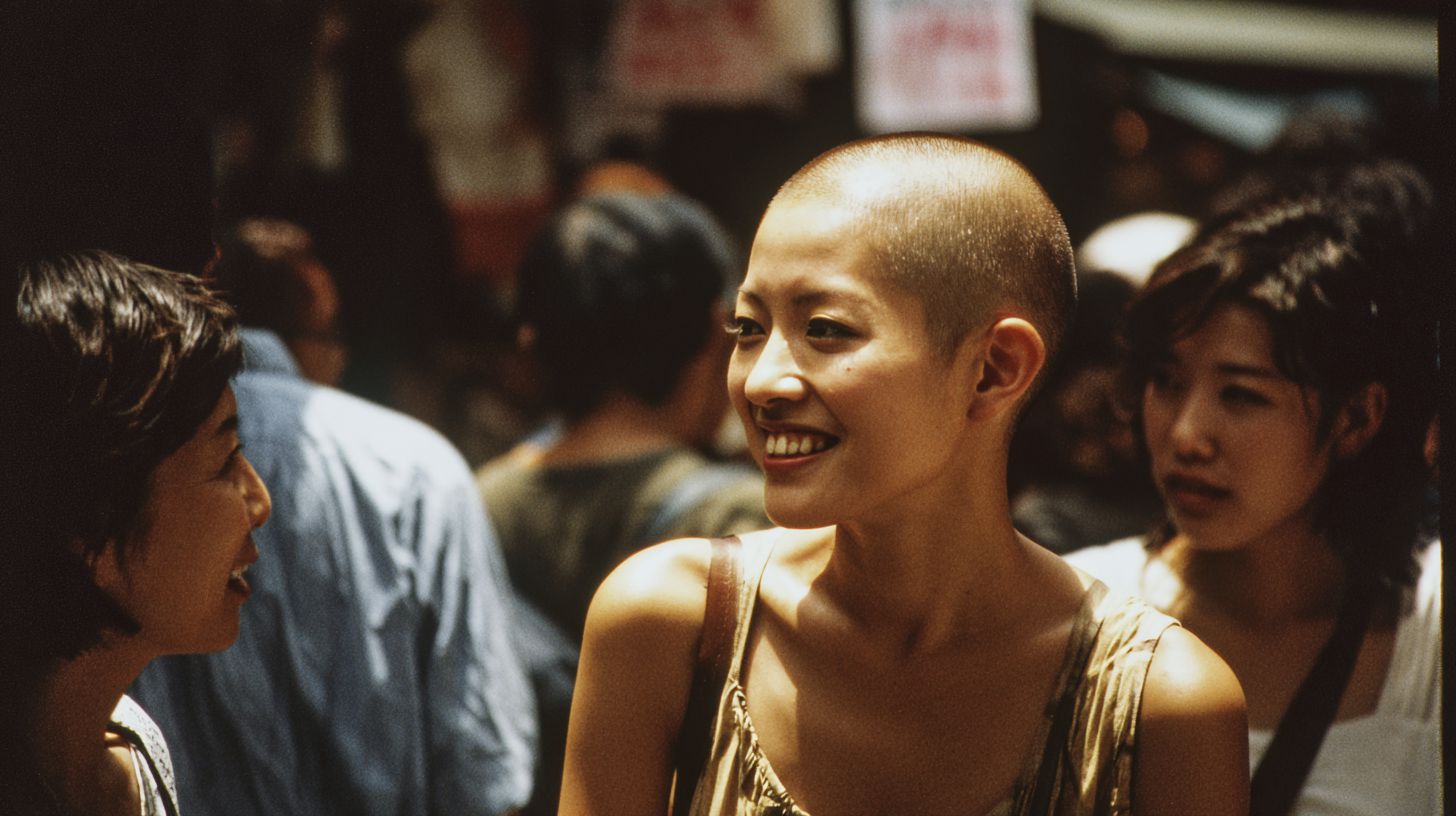 坊主女子画像　宮崎県　日向市　2026年04月15日　坊主女子　ぼうず女子　画像