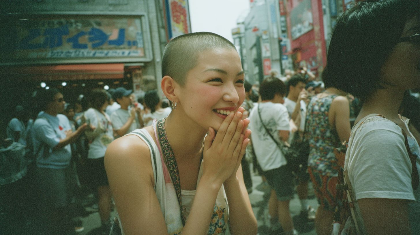 坊主女子画像　大分県　日田市　2026年04月24日　坊主女子　剃髪女子　画像