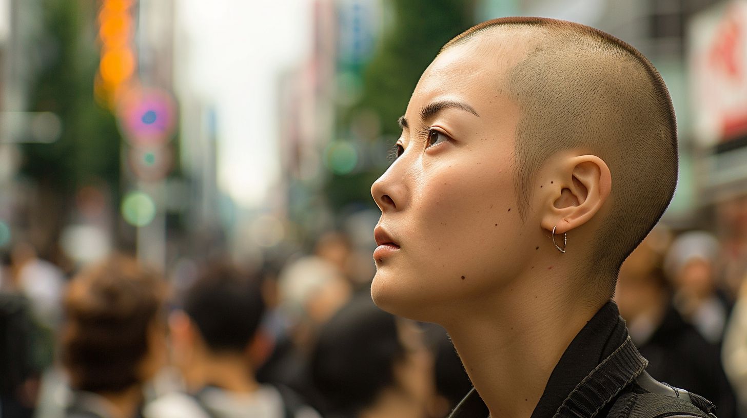 スキンヘッド画像　北海道　岩見沢市　2025年05月25日　スキンヘッド女子　スキンヘッド　画像