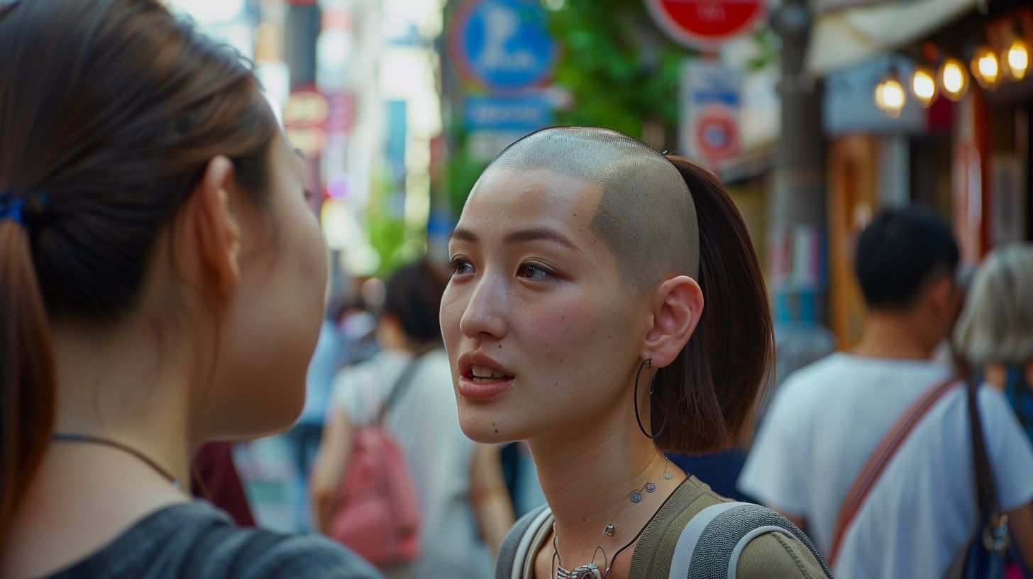 スキンヘッド画像　埼玉県　和光市　2025年09月19日　スキンヘッド女子　剃髪　画像