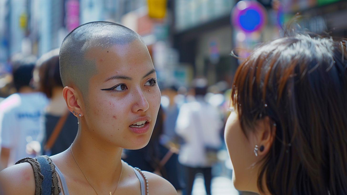 スキンヘッド画像　大阪府　柏原市　2026年05月02日　スキンヘッド女子　剃髪　画像