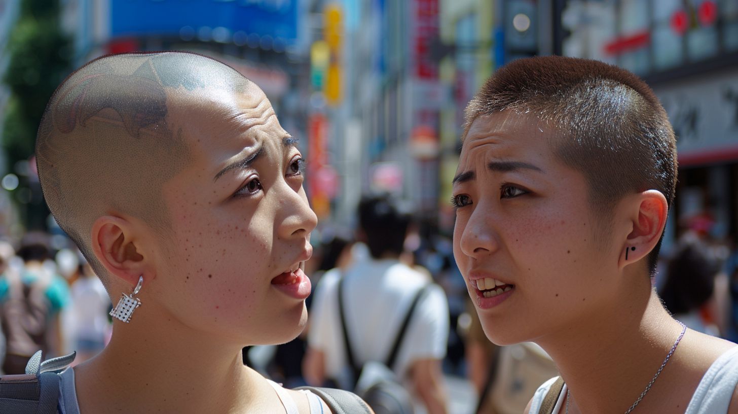 スキンヘッド画像　東京都　東村山市　2026年05月23日　スキンヘッド女子　剃毛　画像