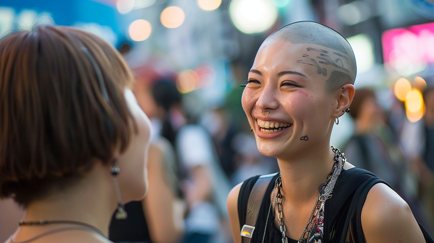 スキンヘッド画像　大阪府　茨木市　2026年06月05日　スキンヘッド女子　ぼうず頭　画像