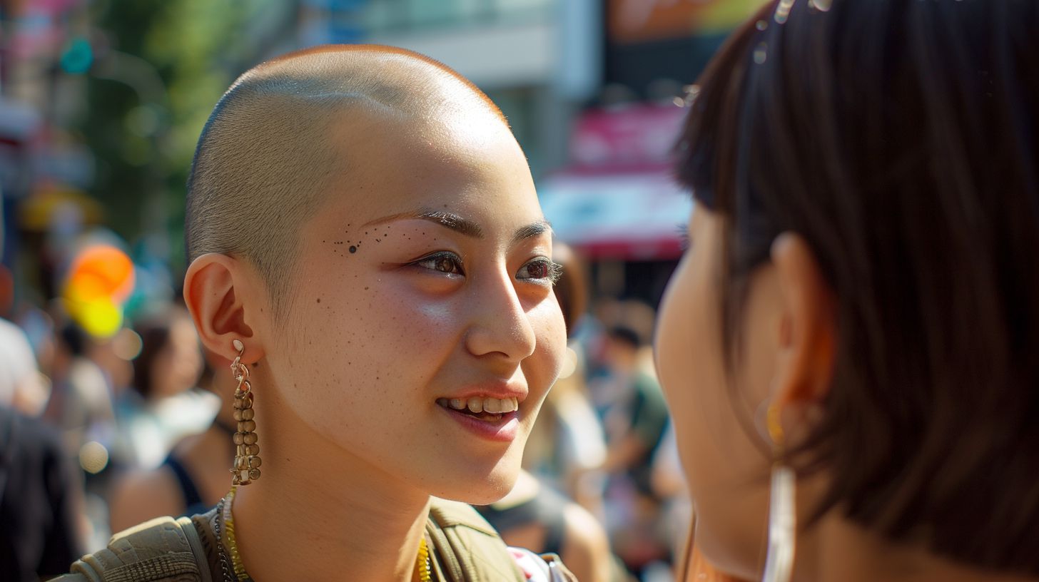 坊主女子画像 大阪府 河内長野市 2024年10月03日 坊主女子 剃髪女子 画像