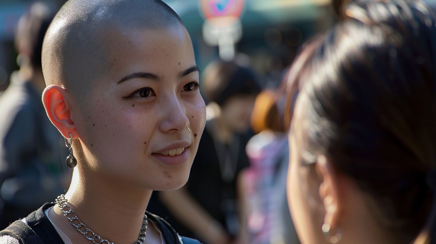 坊主女子画像 兵庫県 三木市 2024年10月18日 坊主女子 坊主女子 画像