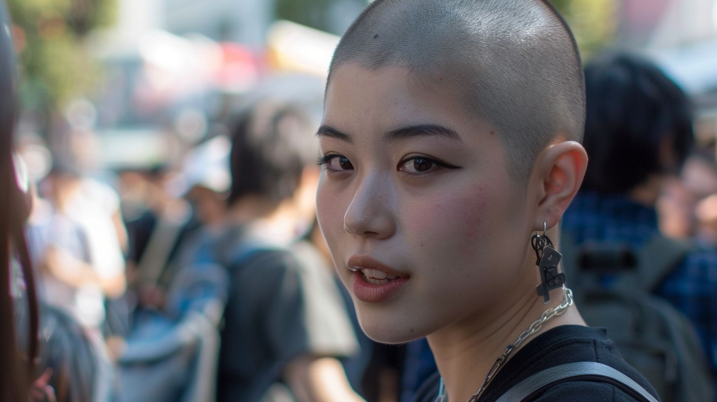 坊主女子画像 東京都 北区 2025年02月07日 坊主女子 坊主女子 画像