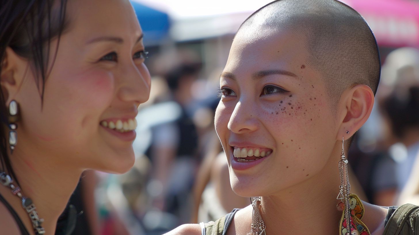 坊主女子画像　愛知県　東海市　2025年03月27日　坊主女子　坊主女子　画像
