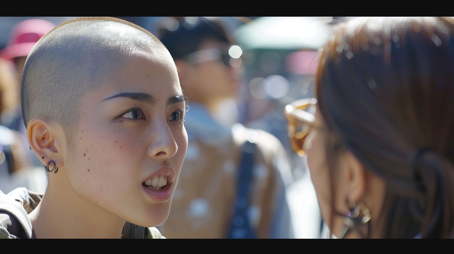 坊主女子画像 広島県 安芸郡 府中町 2025年07月25日 坊主女子 剃髪女子 画像