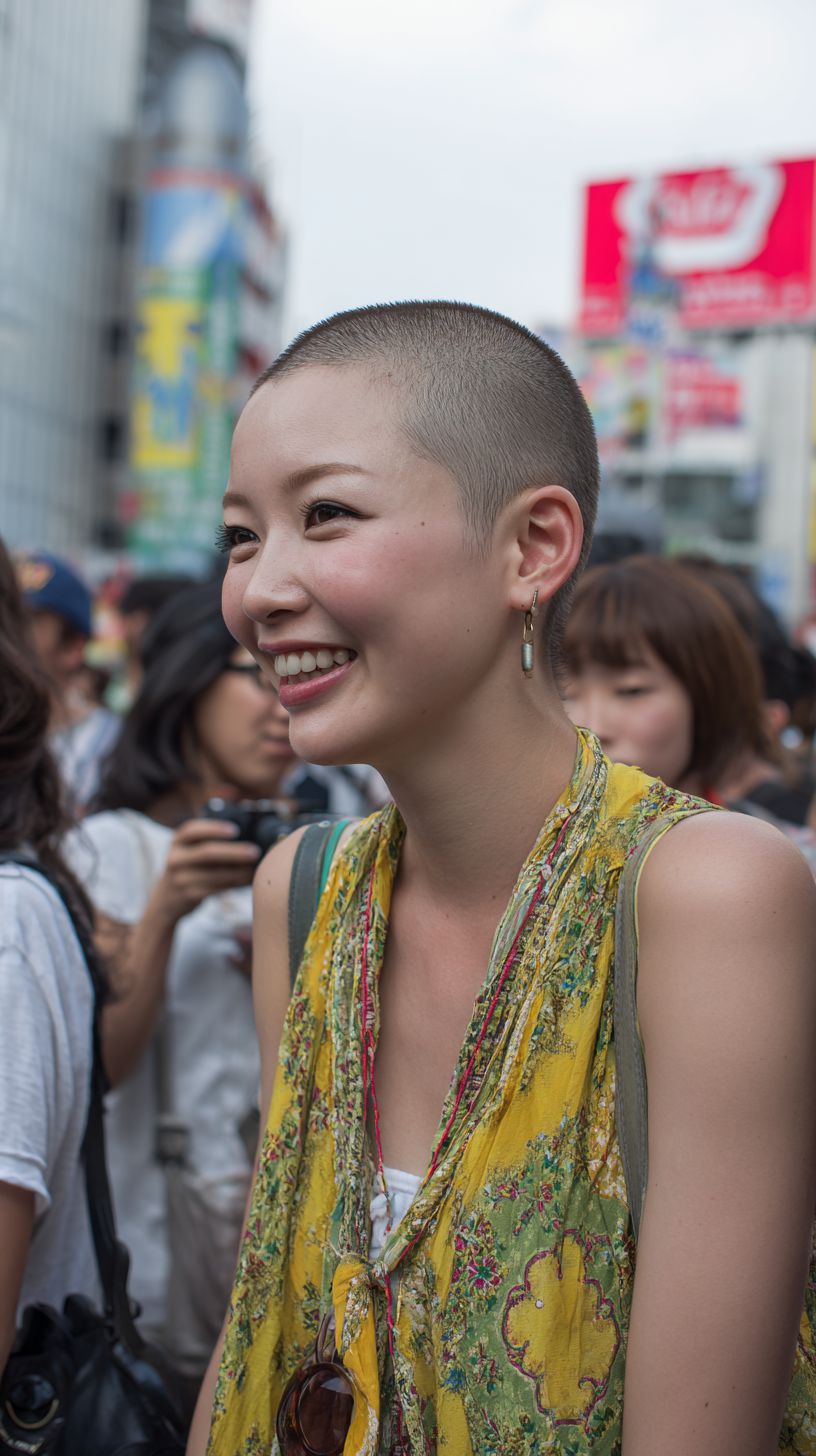 坊主女子画像　山口県　岩国市　2026年02月07日　坊主女子　坊主女子　画像