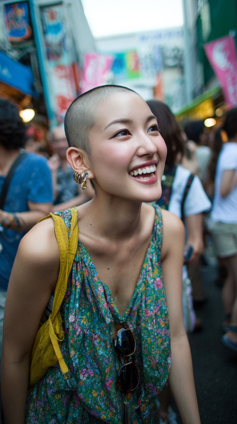 坊主女子画像　岡山県　岡山市　2026年04月18日　坊主女子　剃髪女子　画像