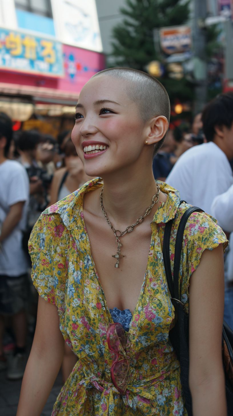 坊主女子画像　福岡県　古賀市　2026年04月20日　坊主女子　坊主女子　画像