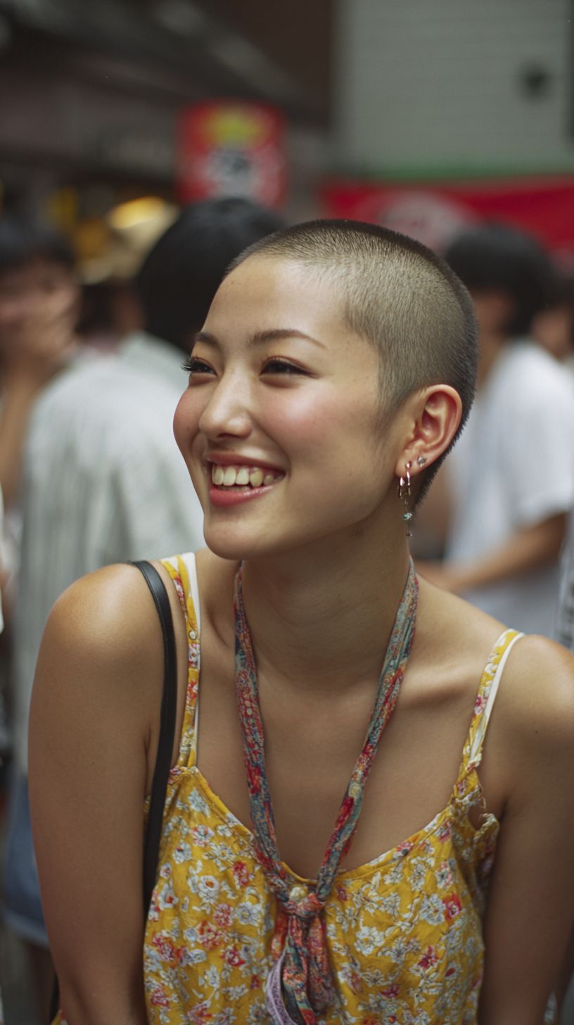 坊主女子画像　東京都　狛江市　2026年05月03日　坊主女子　坊主女子　画像