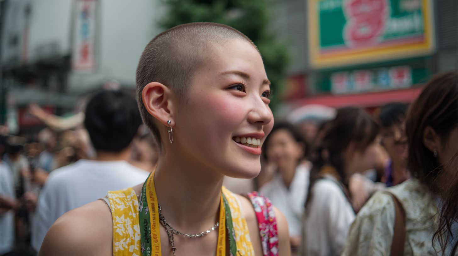坊主女子画像　奈良県　天理市　2026年05月11日　坊主女子　ぼうず女子　画像