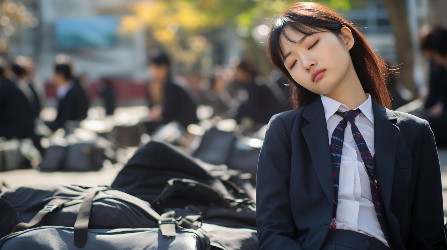 路上で寝る女性　高知県　高知市　2024年04月14日　路上で寝る女性　画像