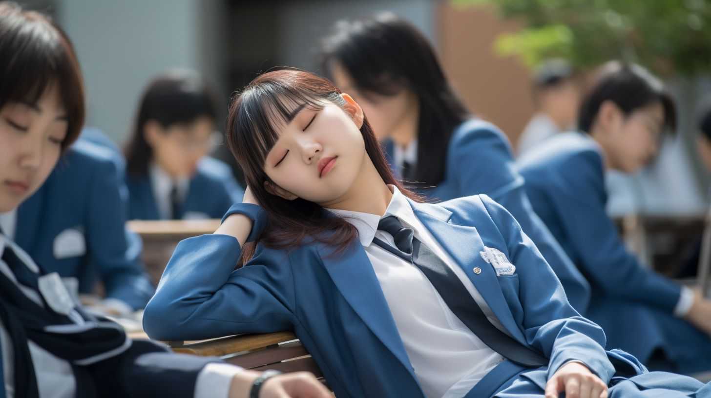 路上で寝る女性　山梨県　甲府市　2024年05月02日　路上で寝る女性　画像