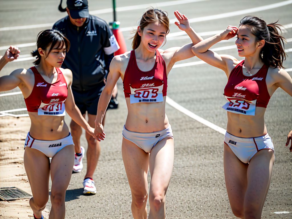 スポーツ美少女　埼玉県　富士見市　2024年09月30日　スポーツ美少女　ゲリラ露出　画像