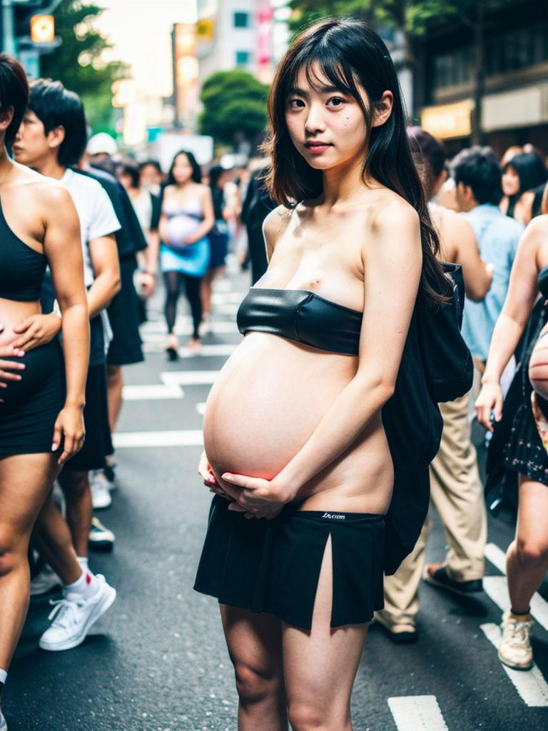出産間近の妊婦　露出画像　神奈川県　伊勢原市　2024年10月20日　出産間近の妊婦　変態フラッシュモブ　画像